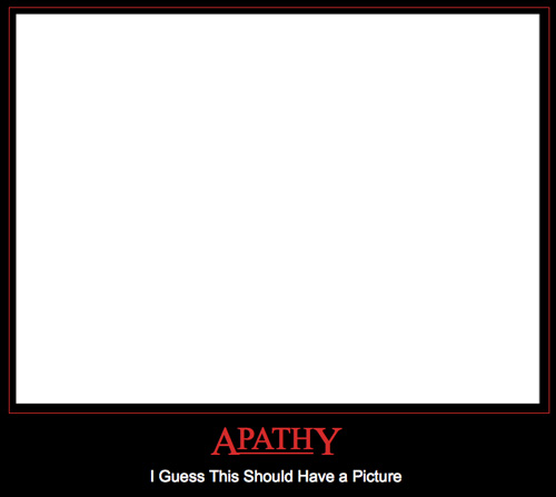 Apathy