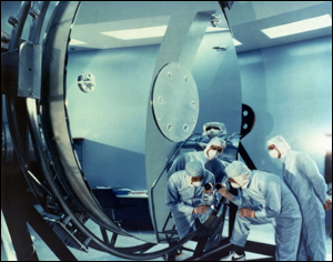 The mirror in the Hubble Space Telescope