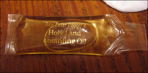 A Vial of Anointng Oil